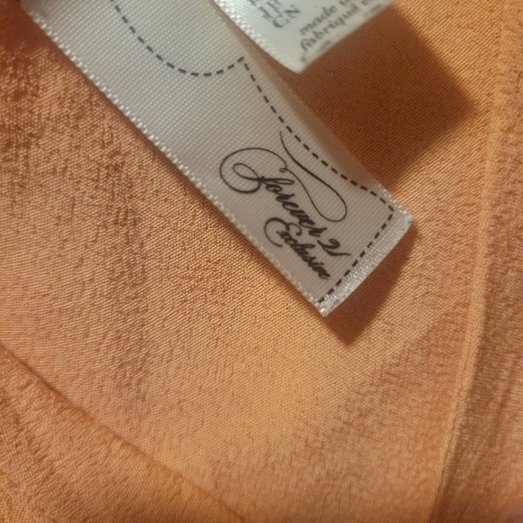 Forever 21 Exclusive Women's Peach Empire Waist Mini Dress Size Large - Picture 8 of 10